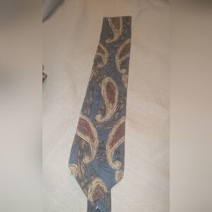 Vintage burberry silk tie
